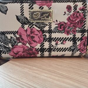Betsey Johnson Pink Floral Wallet